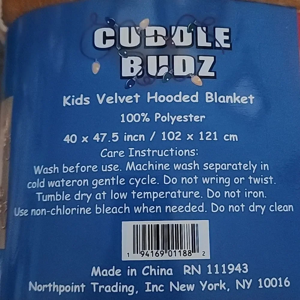 Cozy Tan Kids Blanket with Hood
